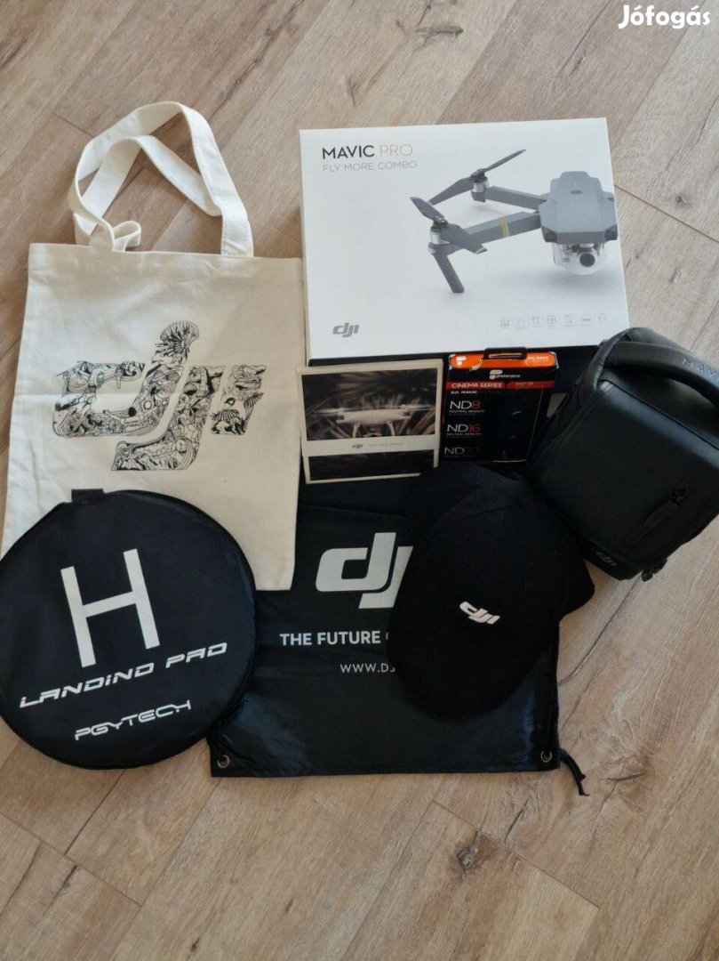 DJI Mavic Pro Fly More Combo kifogástalan állapotban, rengeteg extra