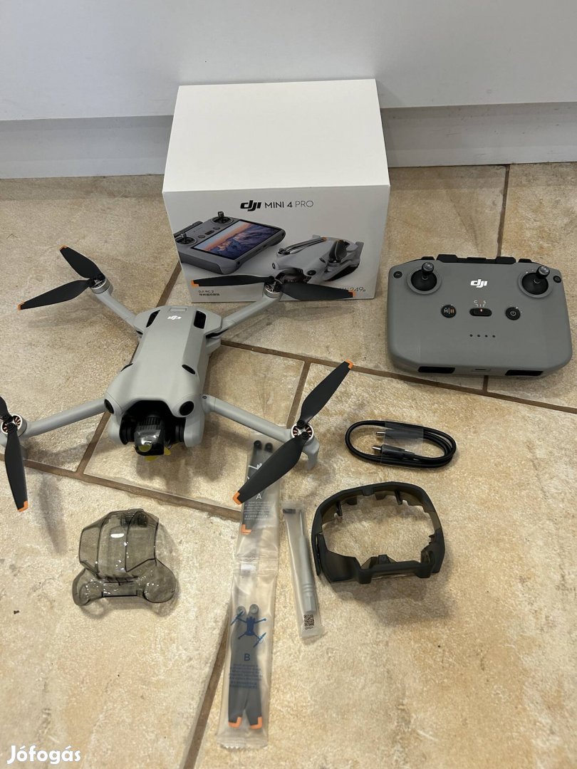 DJI Mini 4 Pro Új Dron 2 év garanciával eladó