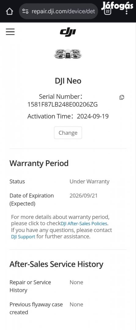 DJI Neo 1 Fly More Combo Garanciális! - Eladó