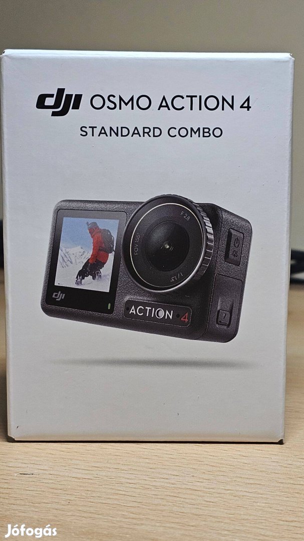 DJI Osmo Action 4 Standard Combo akciókamera - hibátlan, új