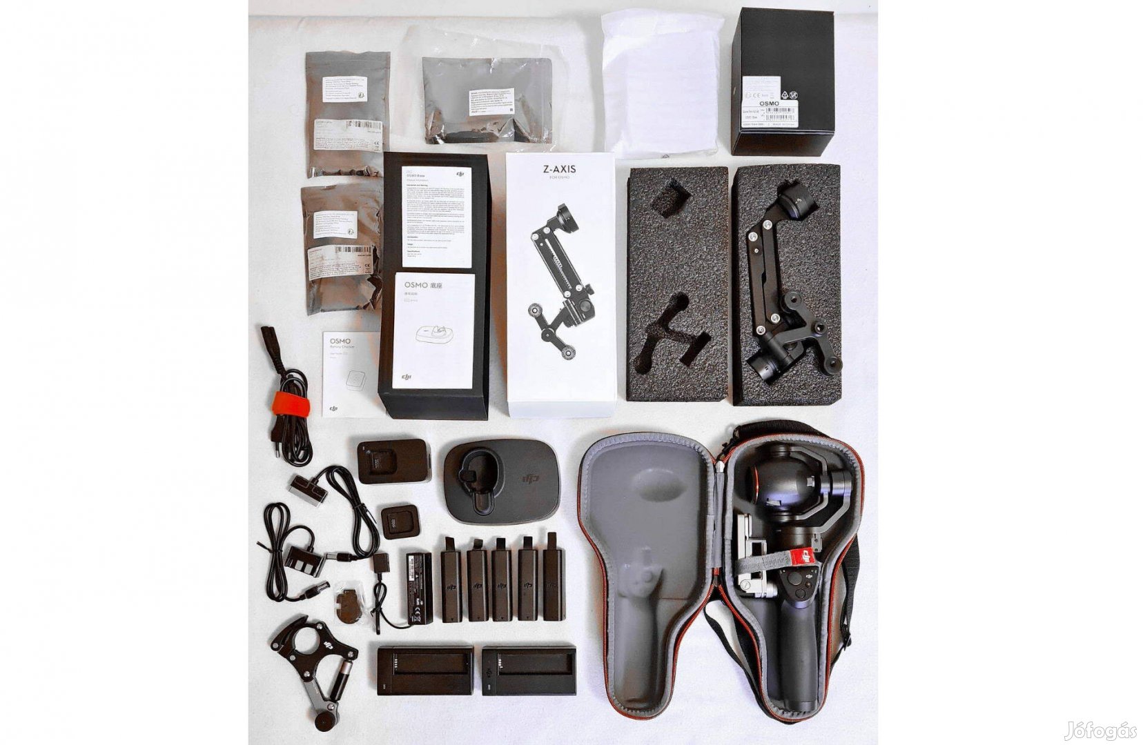 DJI Osmo Plus mega kit használatlan új állapot ! 4k gimbal kamera ++