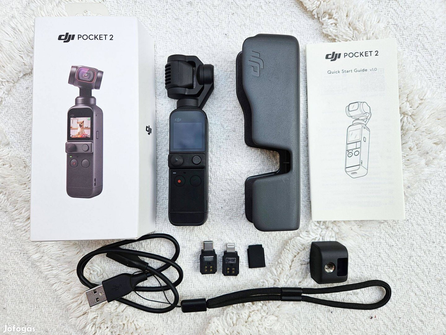 DJI Osmo Pocket 2 4K dobozos gimbal kamera