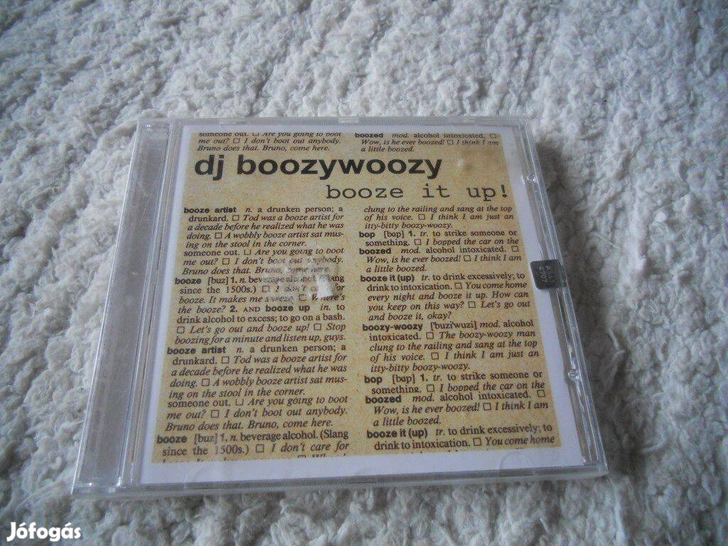 DJ Boozywoozy : Booze it up CD ( Új, fóliás)