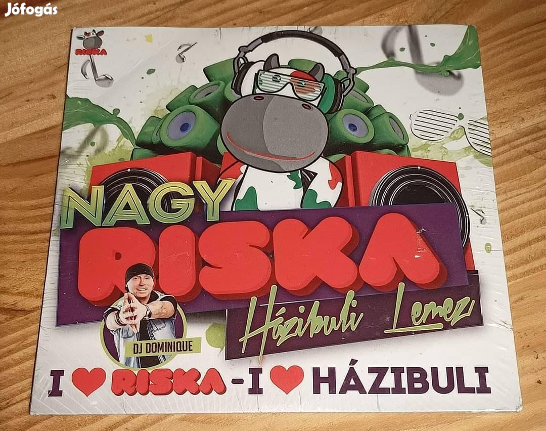 DJ Dominique - Nagy Riska Házibuli Lemez CD Vadonatúj