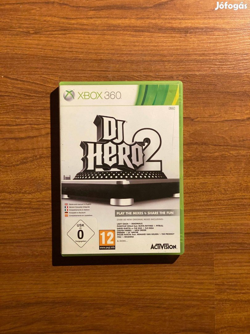 DJ Hero 2 Xbox 360 játék
