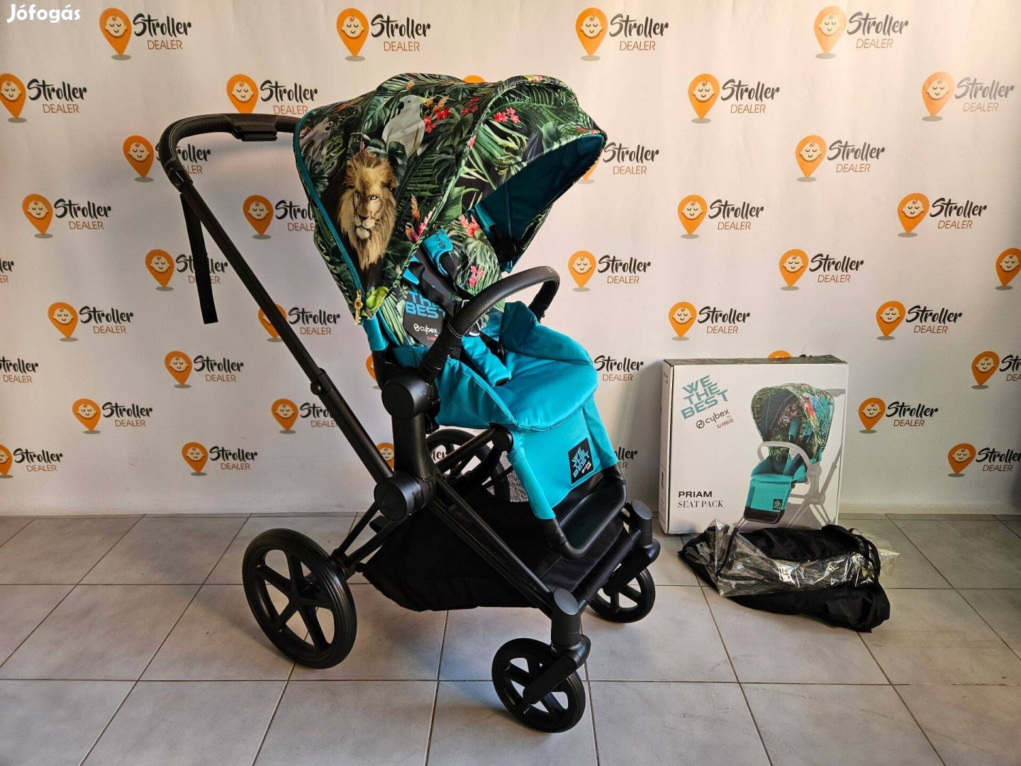 DJ Khaled Cybex Priam gyönyörűséges babakocsi