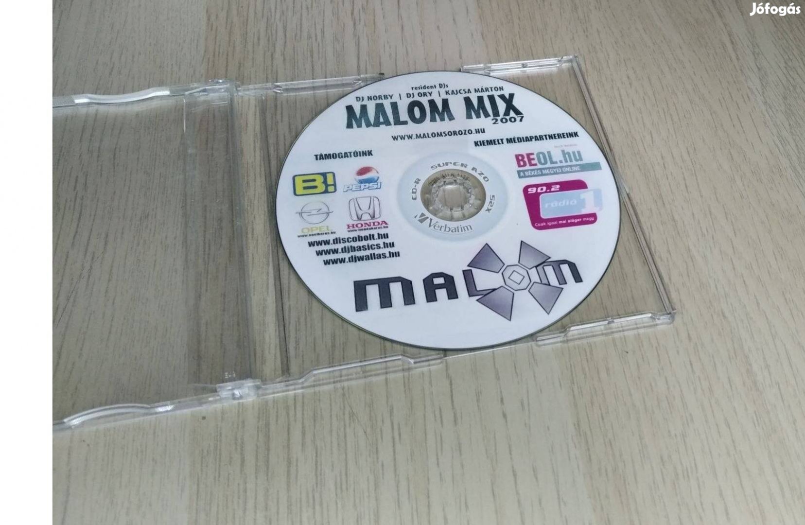 DJ Norby - DJ Ory-Kajcsa Márton - Malom mix 2007 / Promo CDr