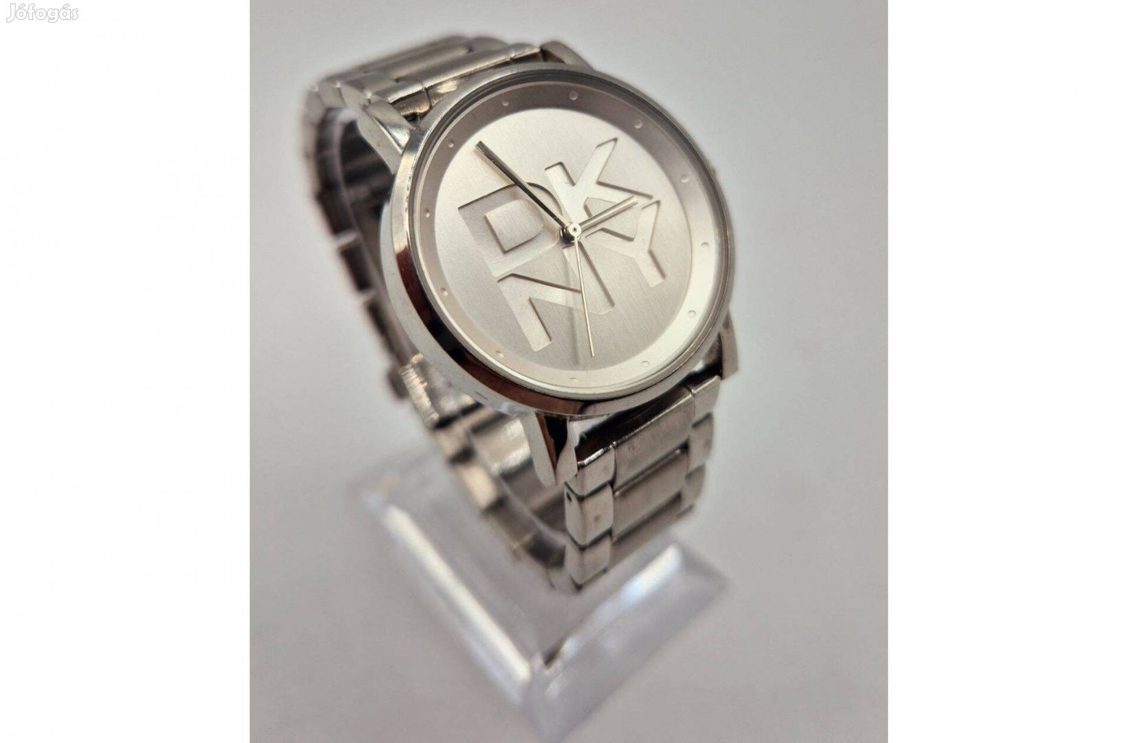 DKNY NY2302 női karóra, 34 mm, ezüst, 1 év garancia, Akciós