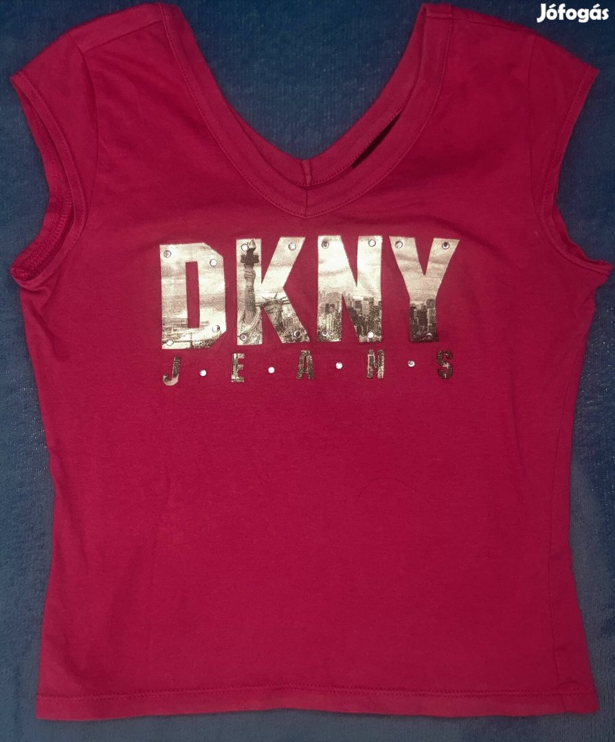 DKNY - Donna Karen New York xs origi v-nyakú ujjatlan női felső póló 