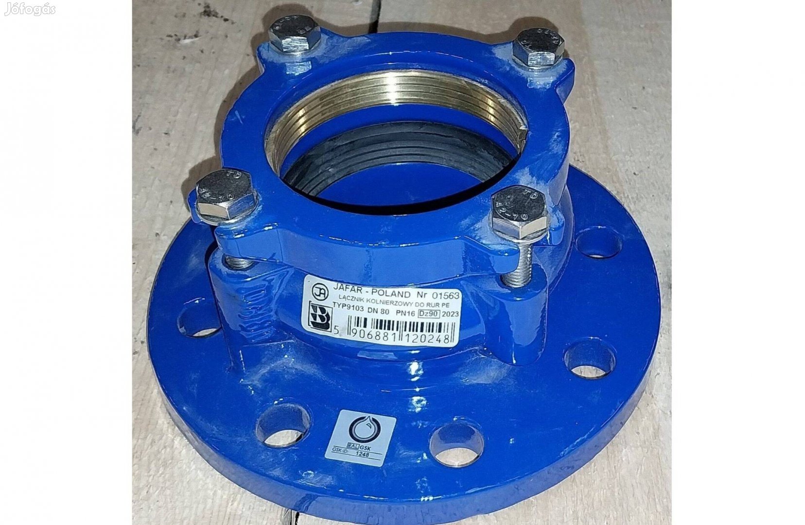 DN50 DZ63 EPDM PN16 Húzásbiztos Karimás Kötés PE Csövekhez