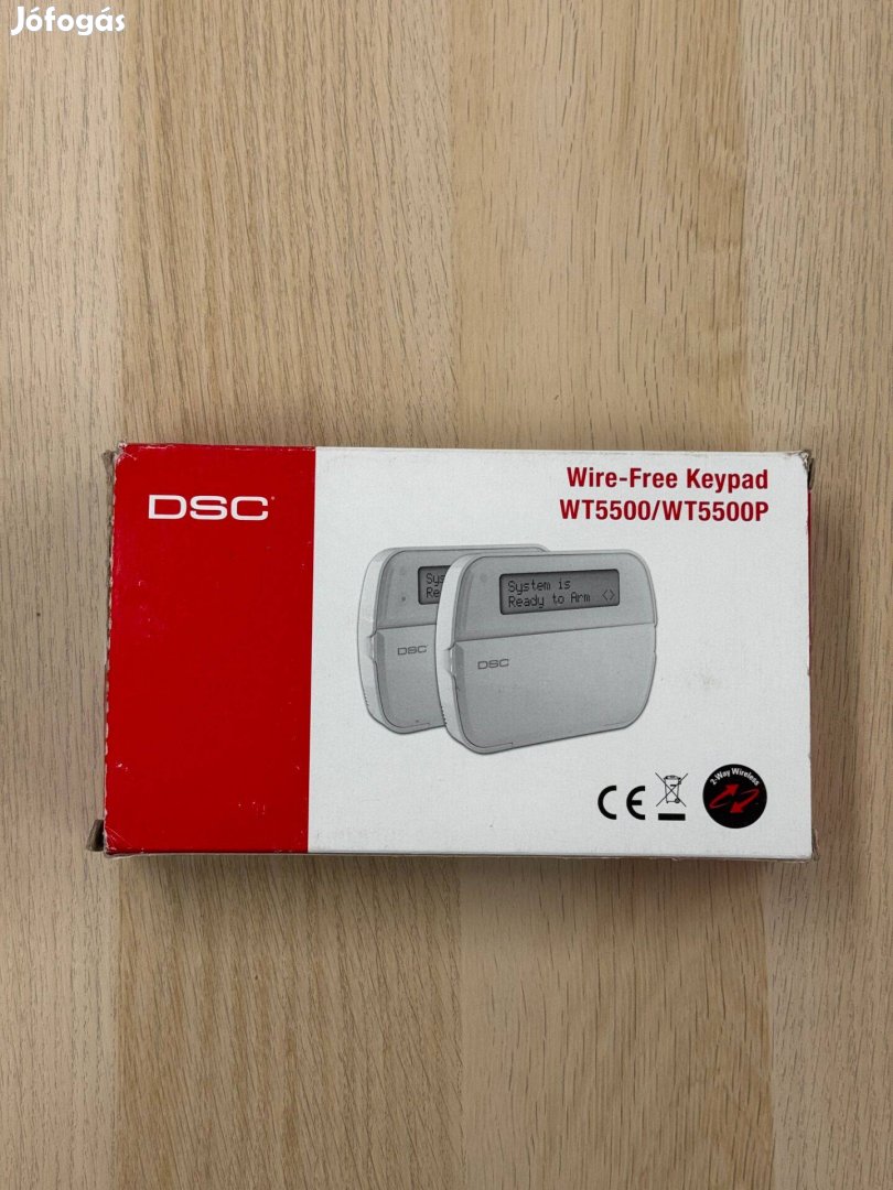 DSC WT5500E1H1 433 Vezeték nélküli LCD billentyűzet Alexor központhoz