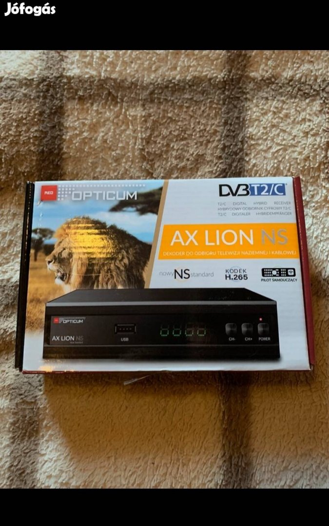DVB-T/T2/C vevő Opticum Ax Lion ns