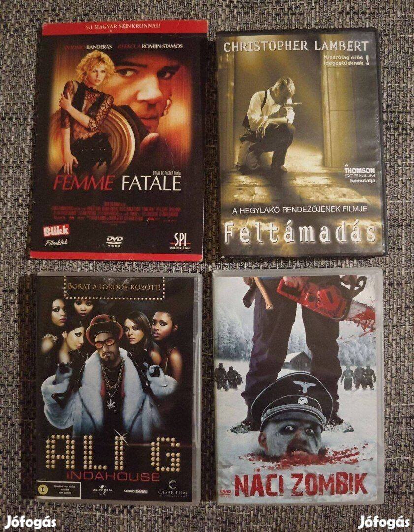 DVD 4 db Feltámadás, Femme Fatale, Ali G, Náci Zombik