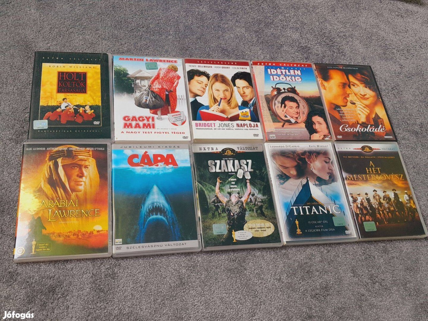 DVD Cápa A szakasz Titanic A hét mesterlövész Idétlen időkig feliratos