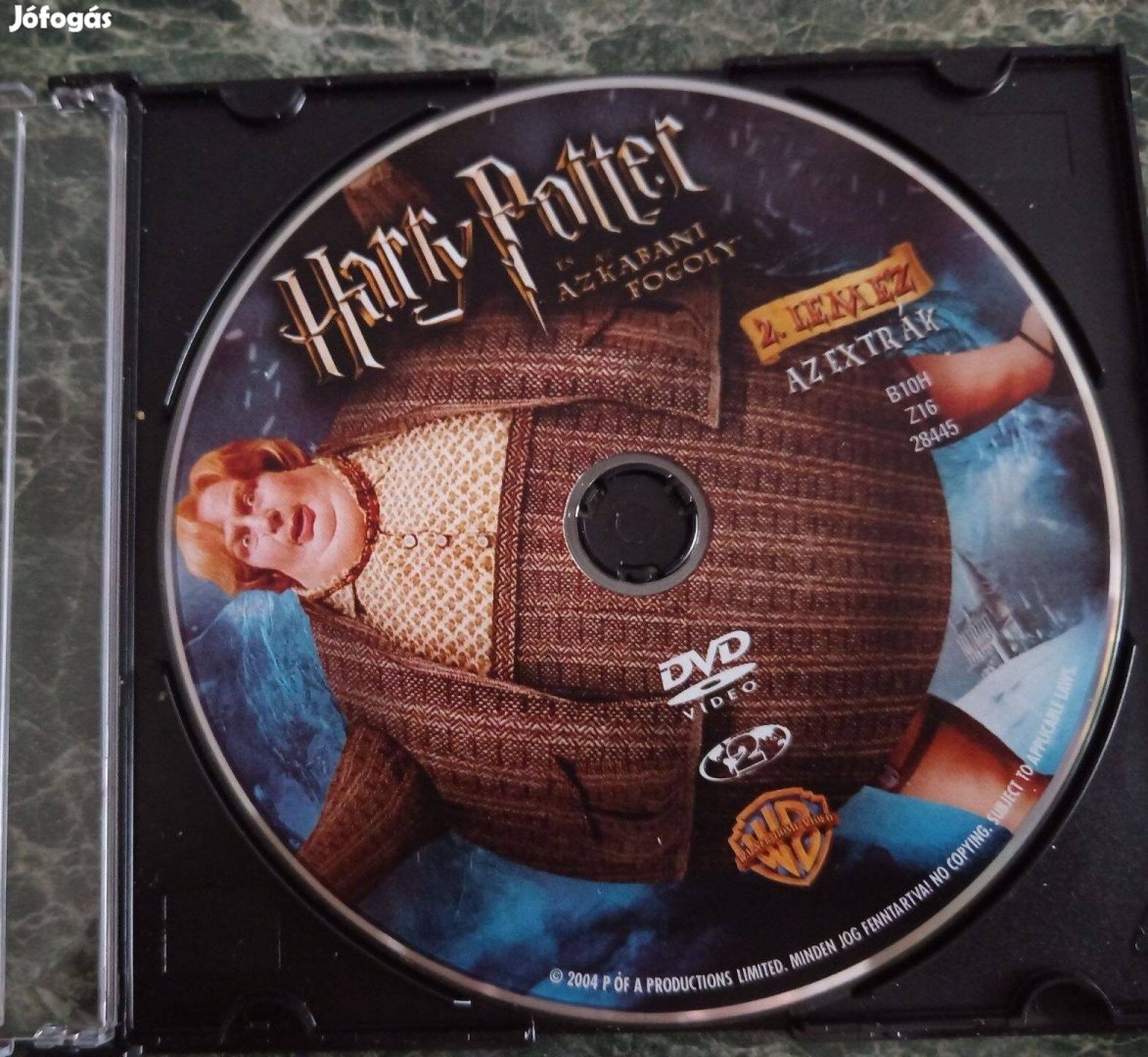 DVD Harry Potter És Az Azkabani Fogoly Extrák lemez