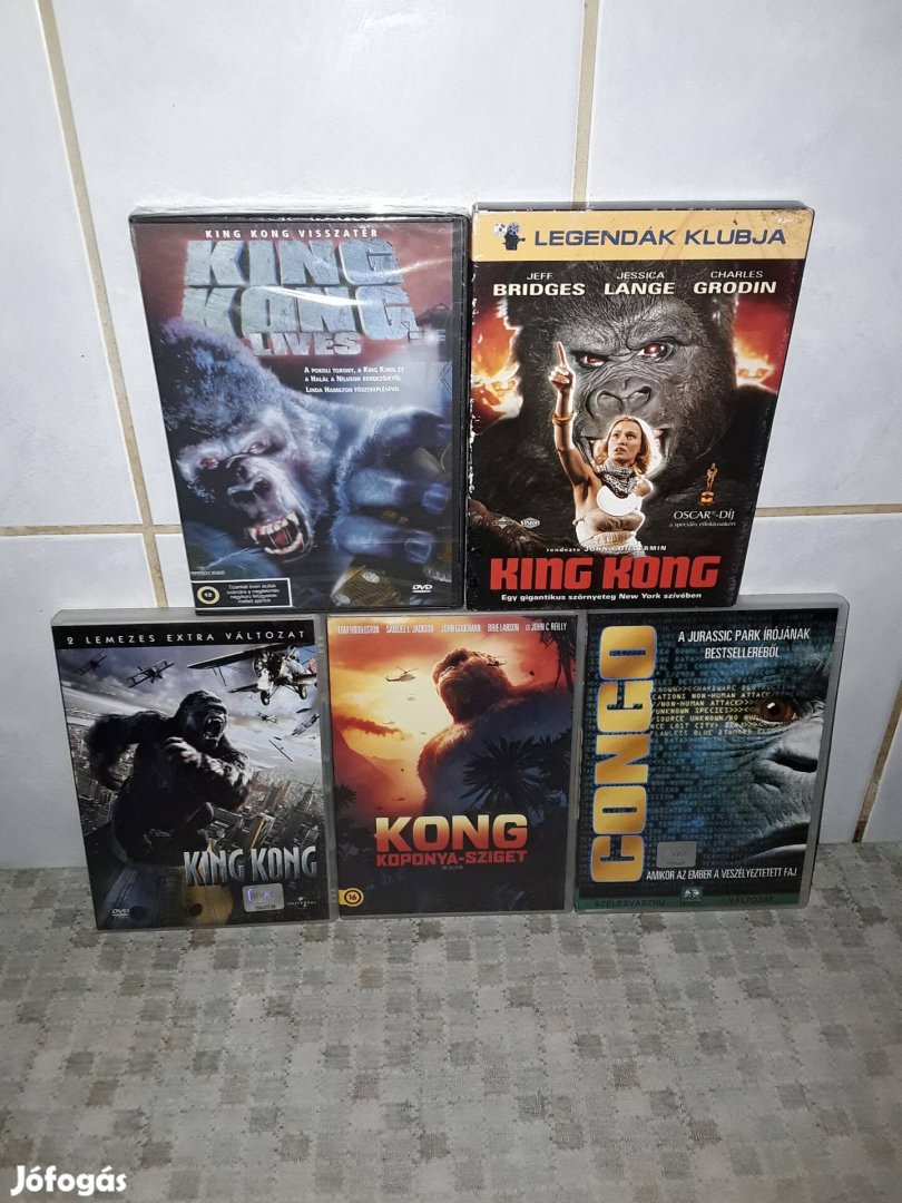 DVD King Kong filmek!