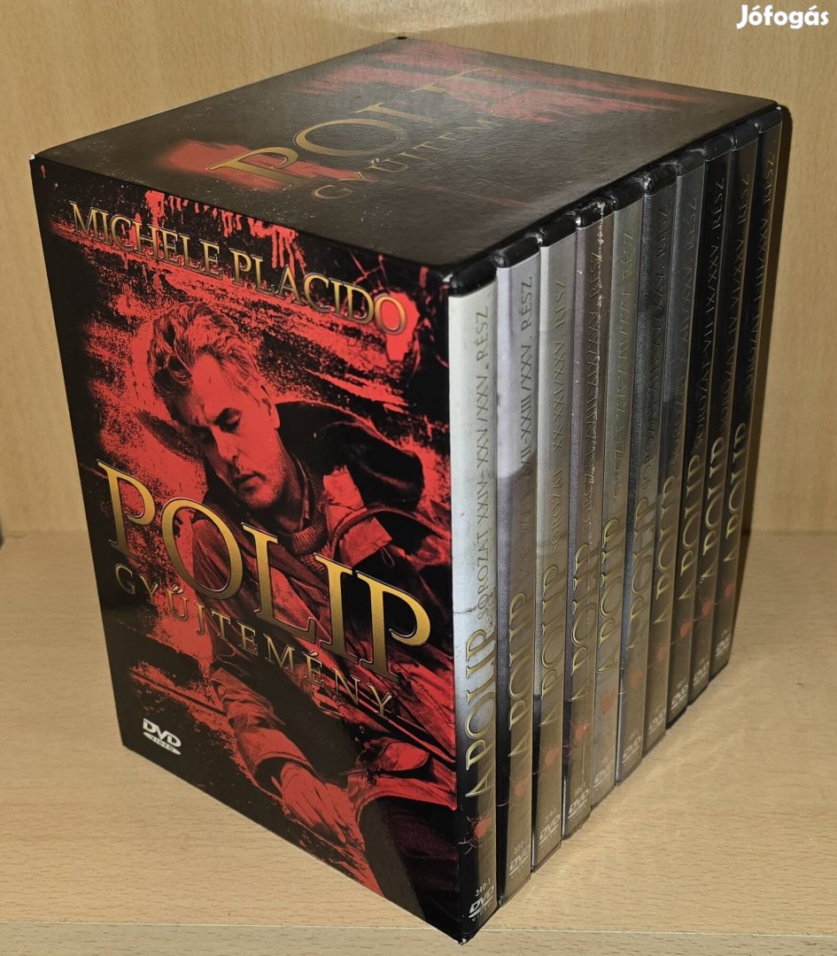 DVDPolip-A teljes sorozat, 10 DVD, 25 rész,Díszdoboz