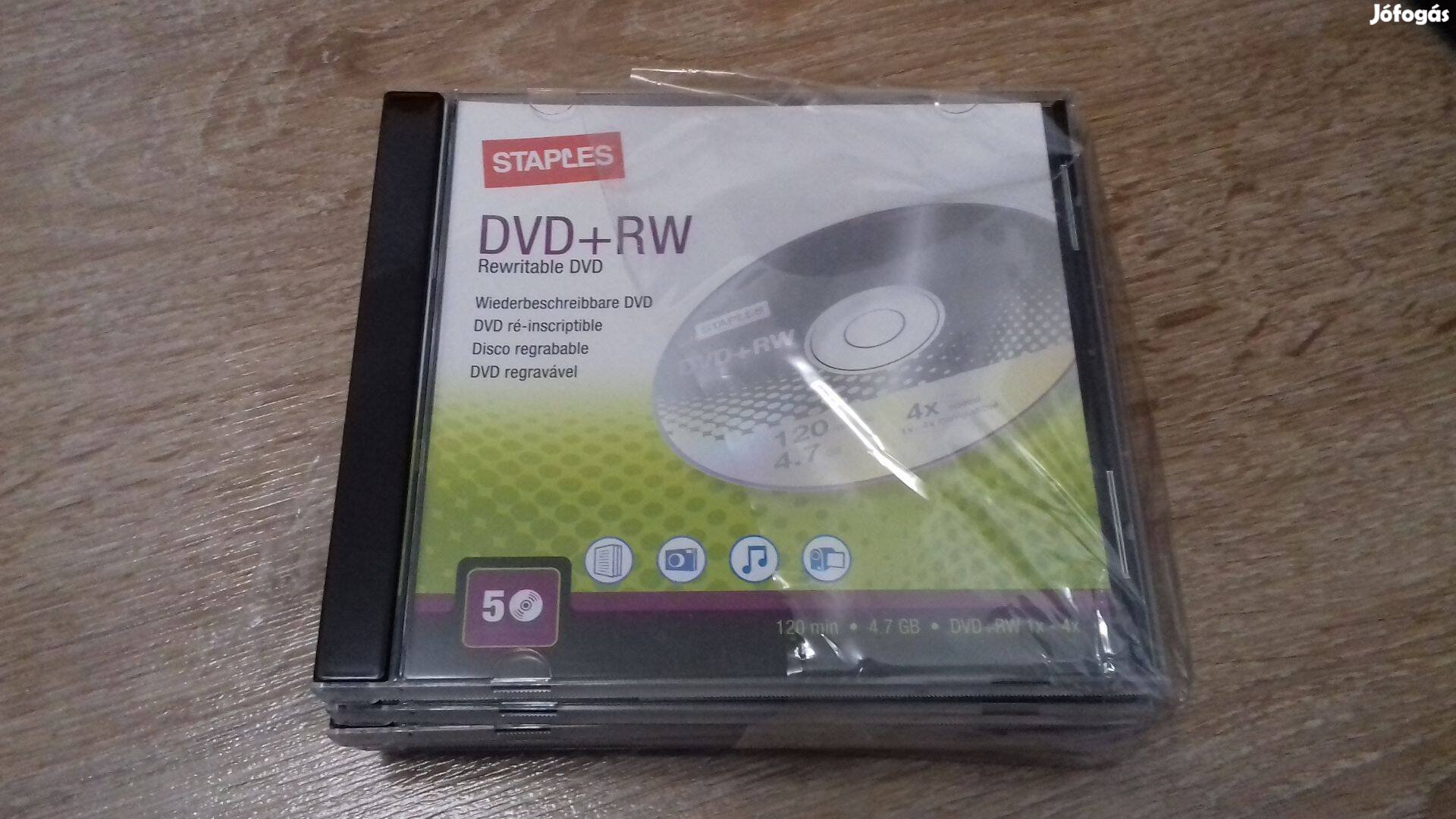 DVD RW lemezek, bontatlan