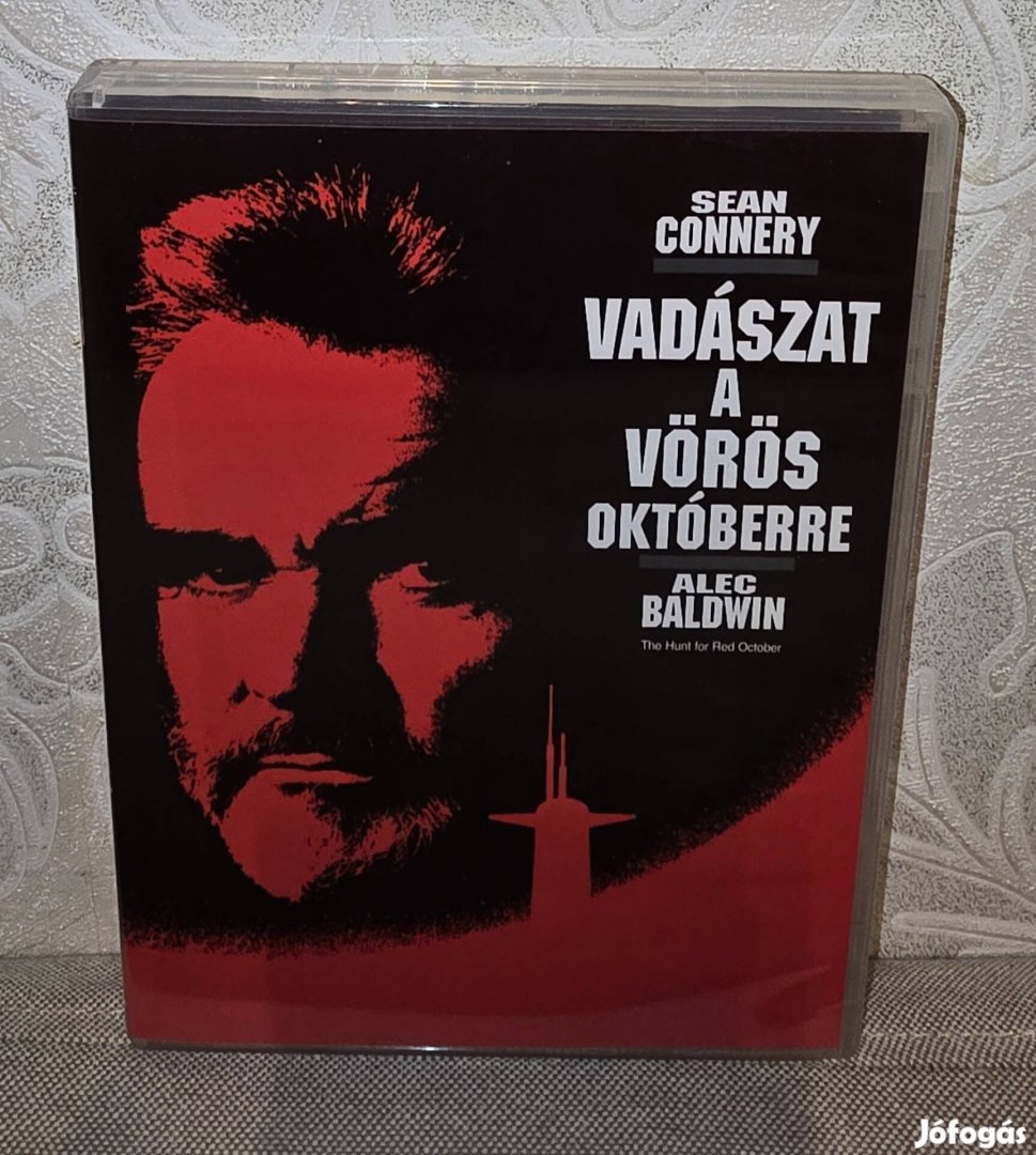 DVD:Vadászat a vörös októberre-szinkron Sean Connery,Alec Baldwin