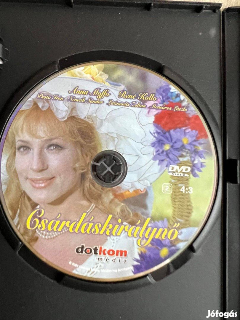 DVD - Csárdáskirálynő 1971 *Anna Moffo - Psota Irén* - operett