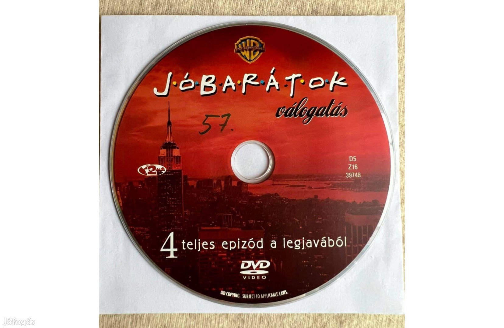 DVD - Jóbarátok Válogatás- 4 teljes epizód a legjavából