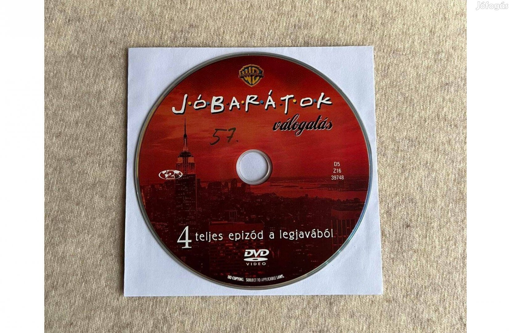 DVD - Jóbarátok Válogatás- 4 teljes epizód a legjavából