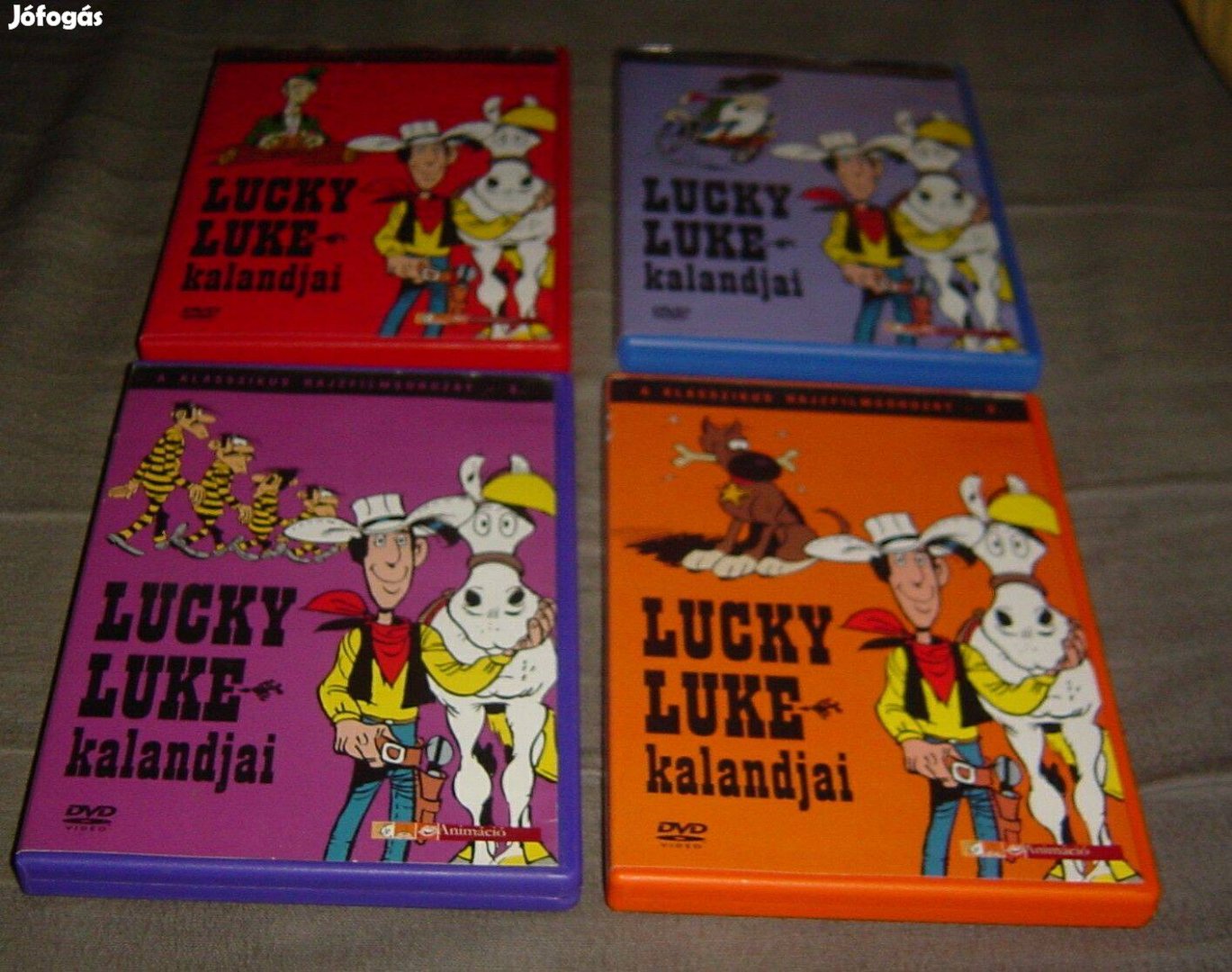 DVD - Lucky Luke kalandjai (4 db)