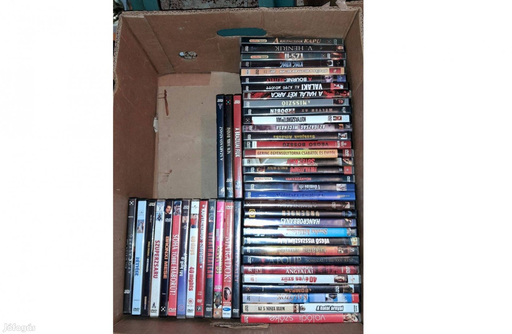 DVD csomag - 50db DVD - Akció, kosztümös, vígjáték, dráma