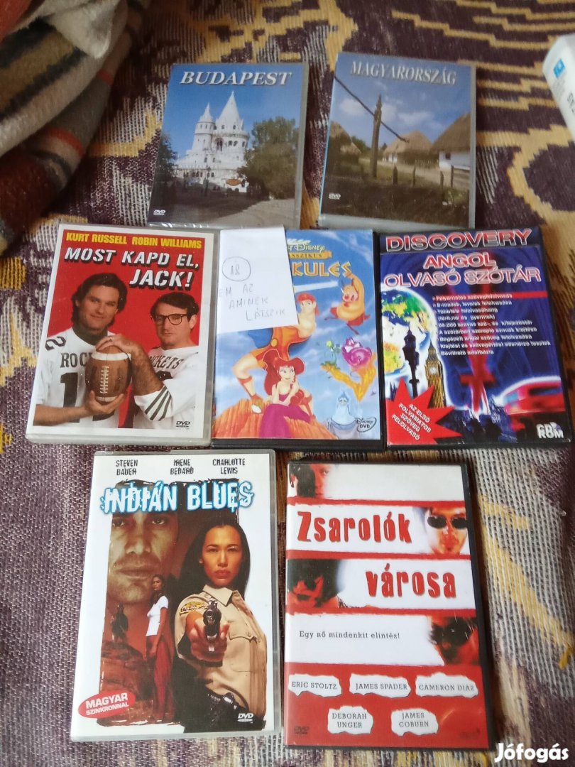 DVD eladó. A képen látható című.