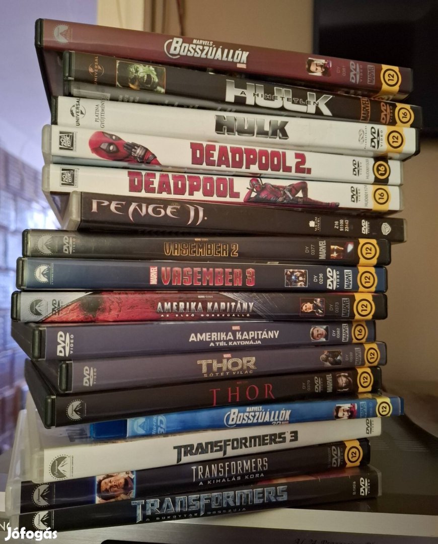 DVD és bluray film csomag