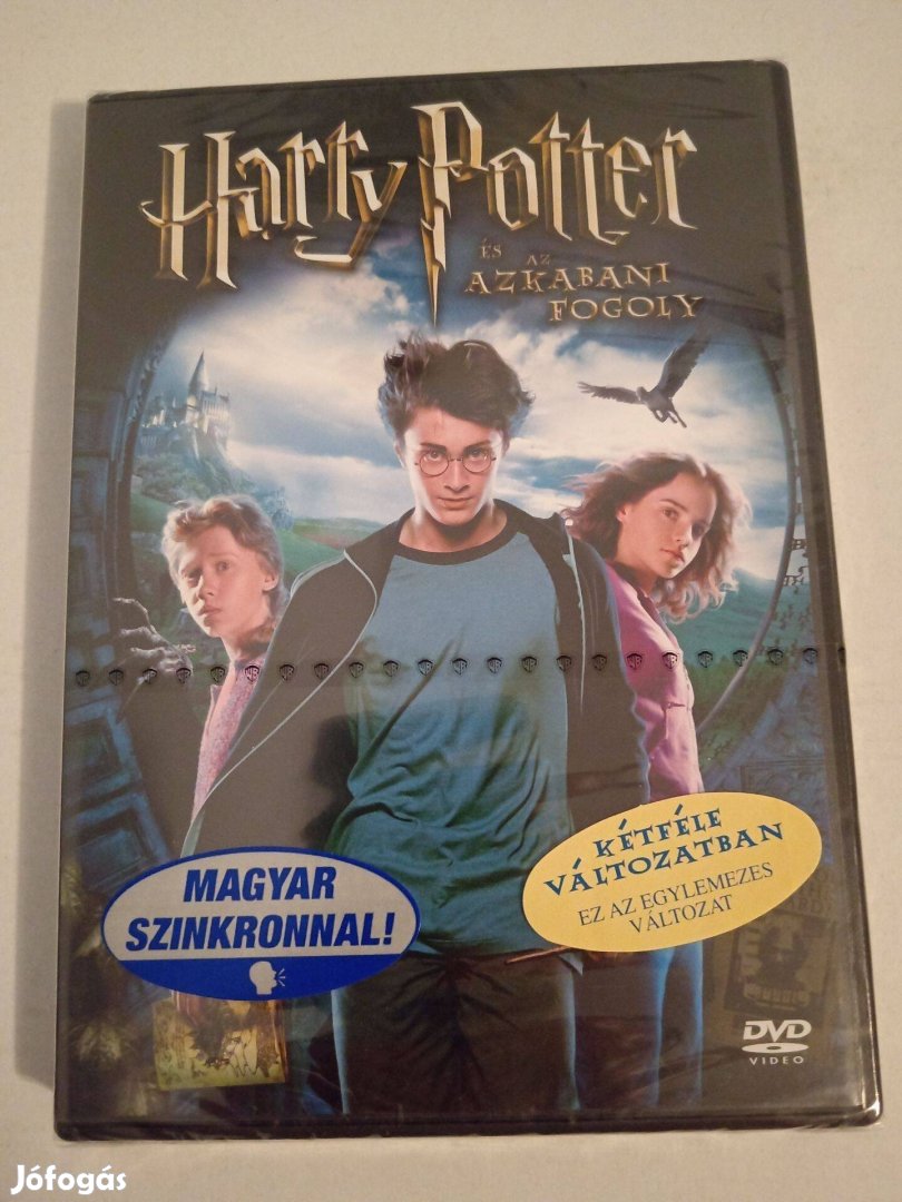 DVD film Harry Potter És Az Azkabani Fogoly fóliás, bontatlan