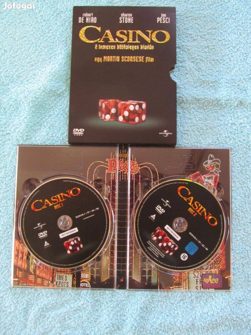 DVD film, Casino extra változat, kiváló állapotban!