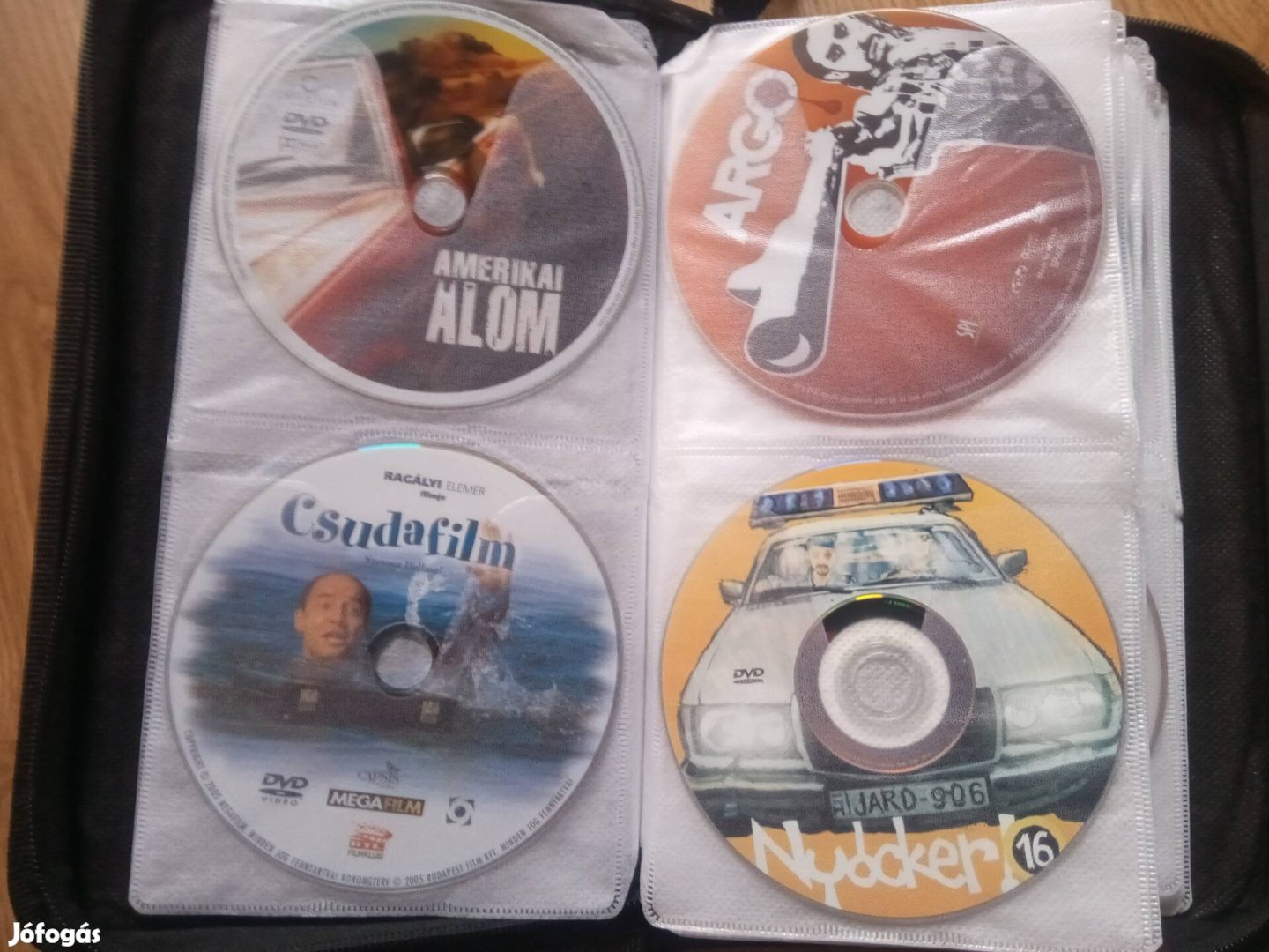 DVD film gyűjtemény mappában 66db