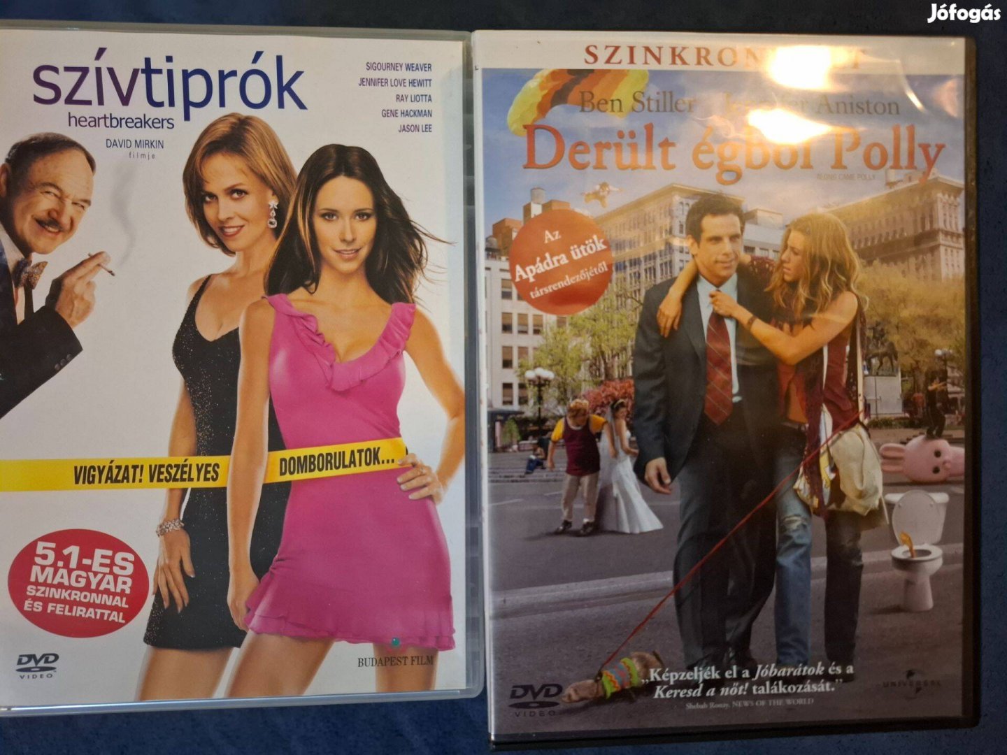 DVD filmek egyben eladók