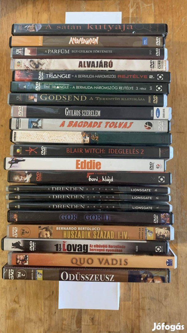 DVD gyűjtemény csak egészben eladó (208 db)