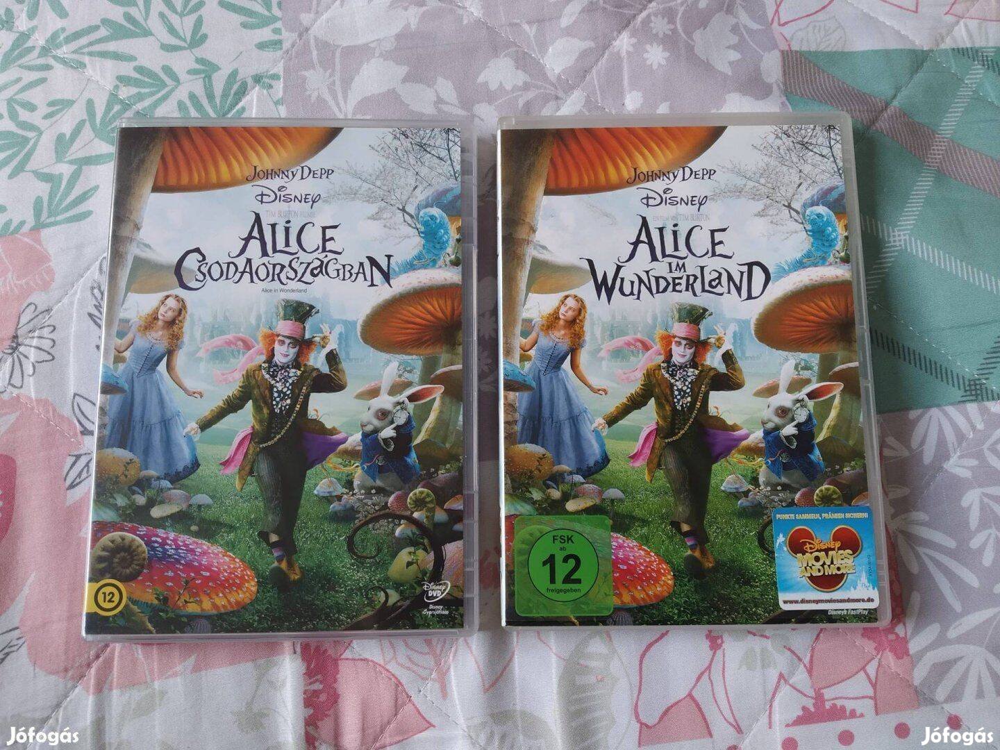DVD-k Alice Csodaországban