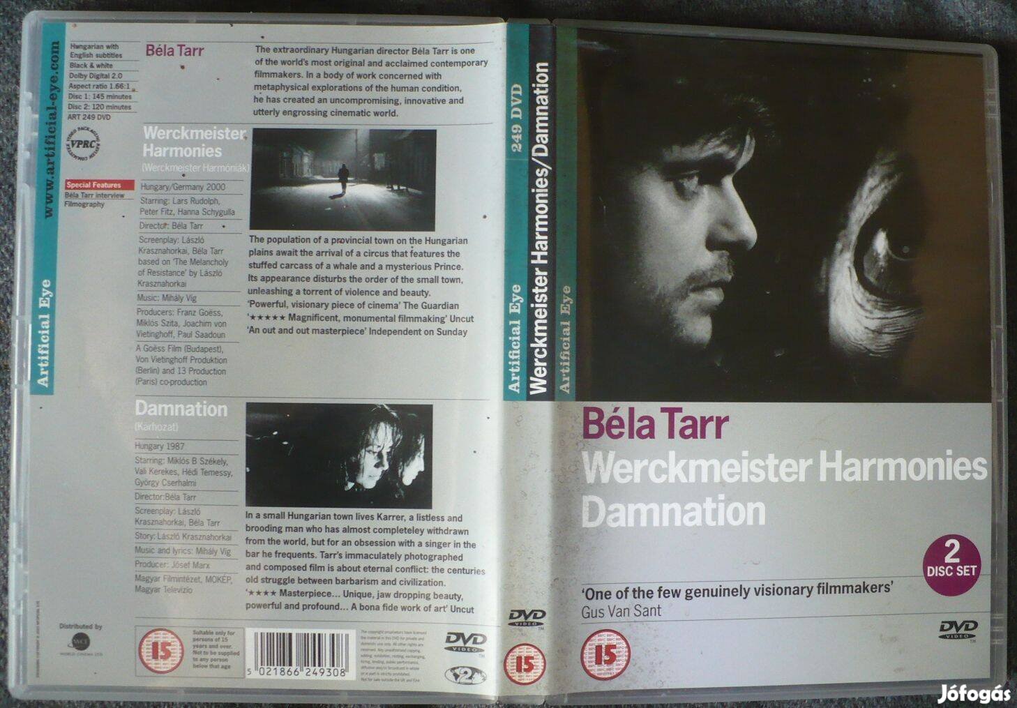 DVD-ritkaság - Tarr Béla: Werckmeister Harmóniák / Kárhozat