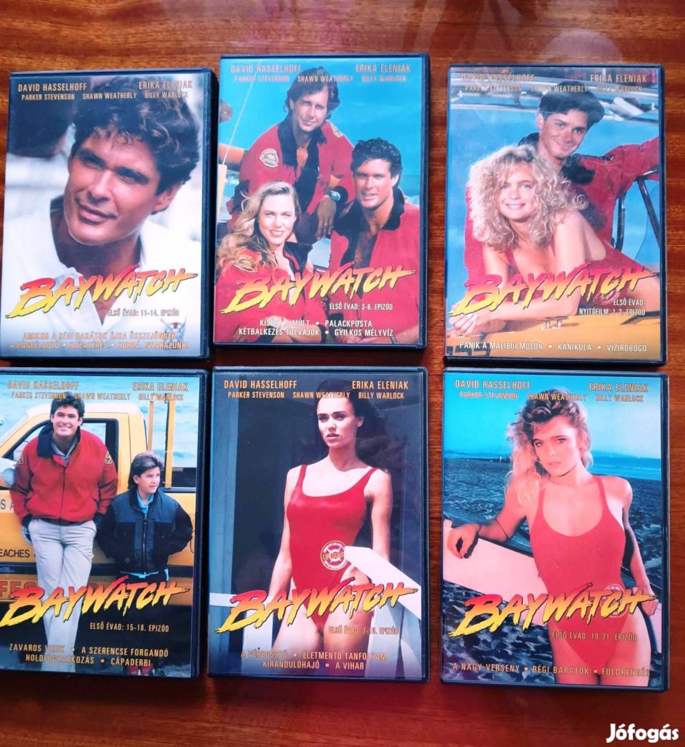 DVD sorozat "Baywatch " 6 db eladó