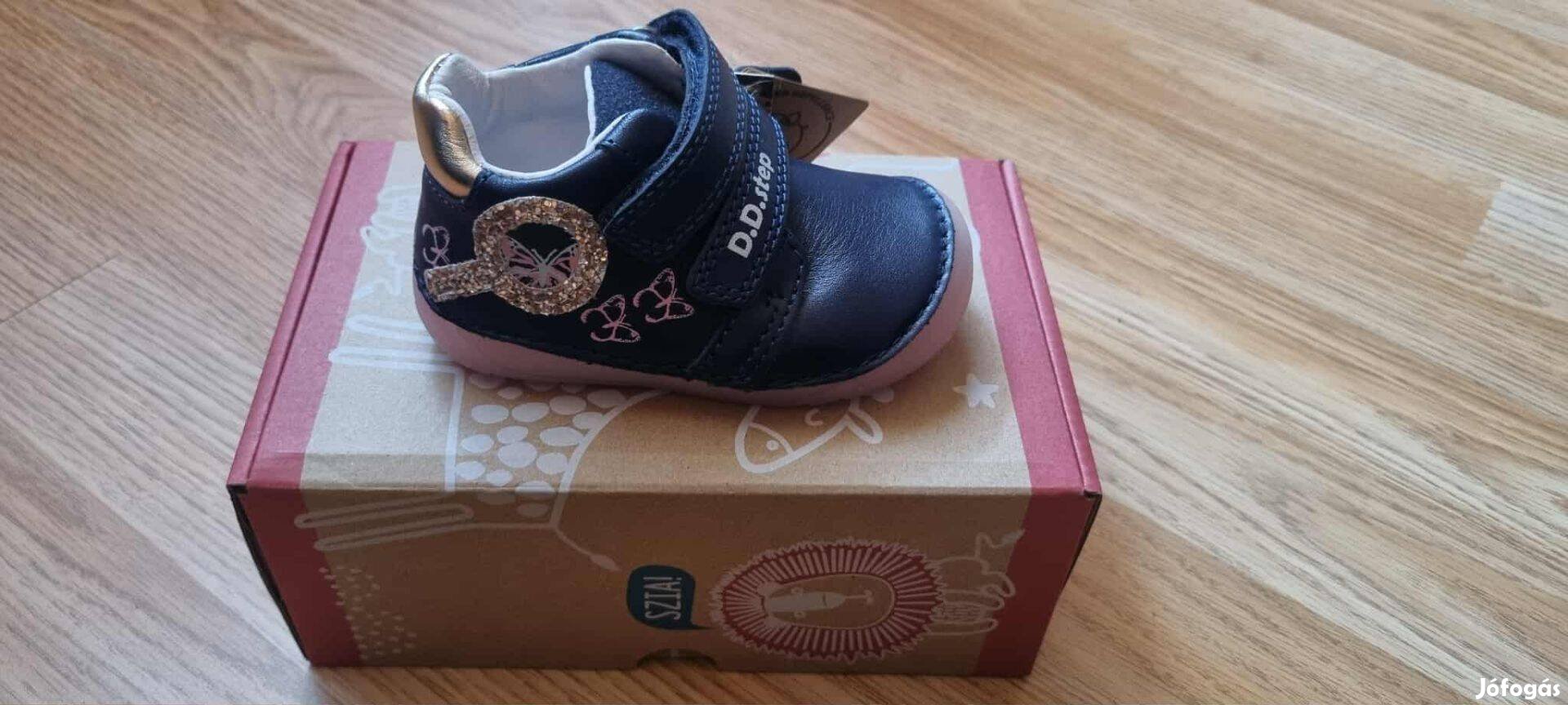 D.D Step fluoreszkáló barefoot kislány zárt cipő