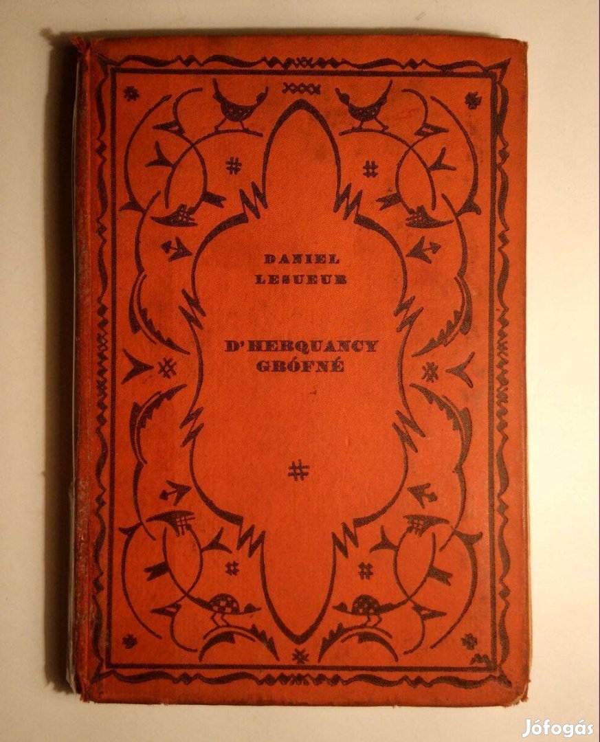 D'Herquancy Grófné (Daniel Lesueur) 1928 (szétesik,viseltes) 8kép+tart