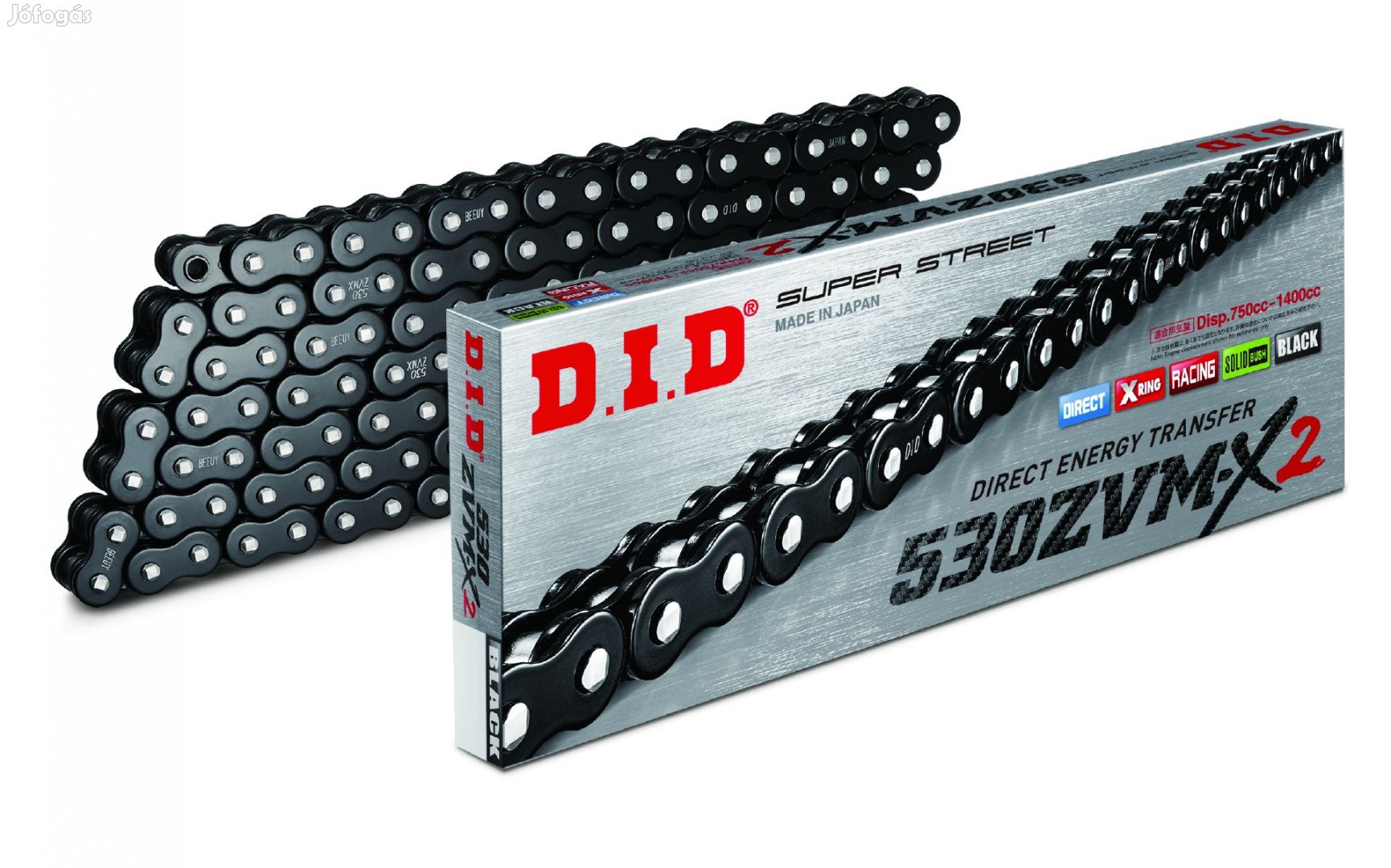 D.I.D DID530ZVMXBK&amp;BK-120 Meghajtólánc
