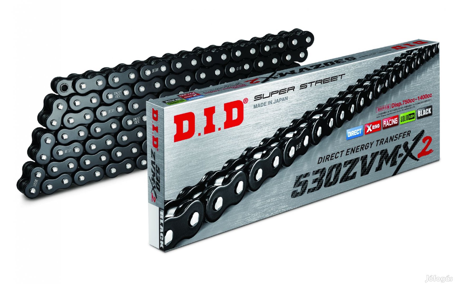 D.I.D DID530ZVMXBK&amp;BK-122 meghajtólánc
