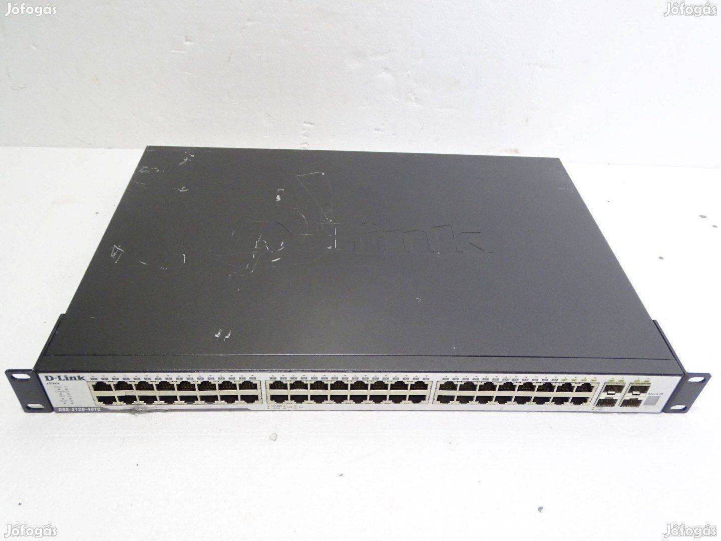 D-Link DGS-3120-48TC switch LAN elosztó ethernet 48 port