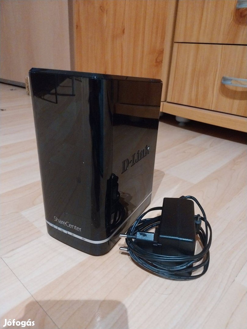 D-Link DNS-320L NAS (két fiókos hálózati adattároló, médiacenter, stb)