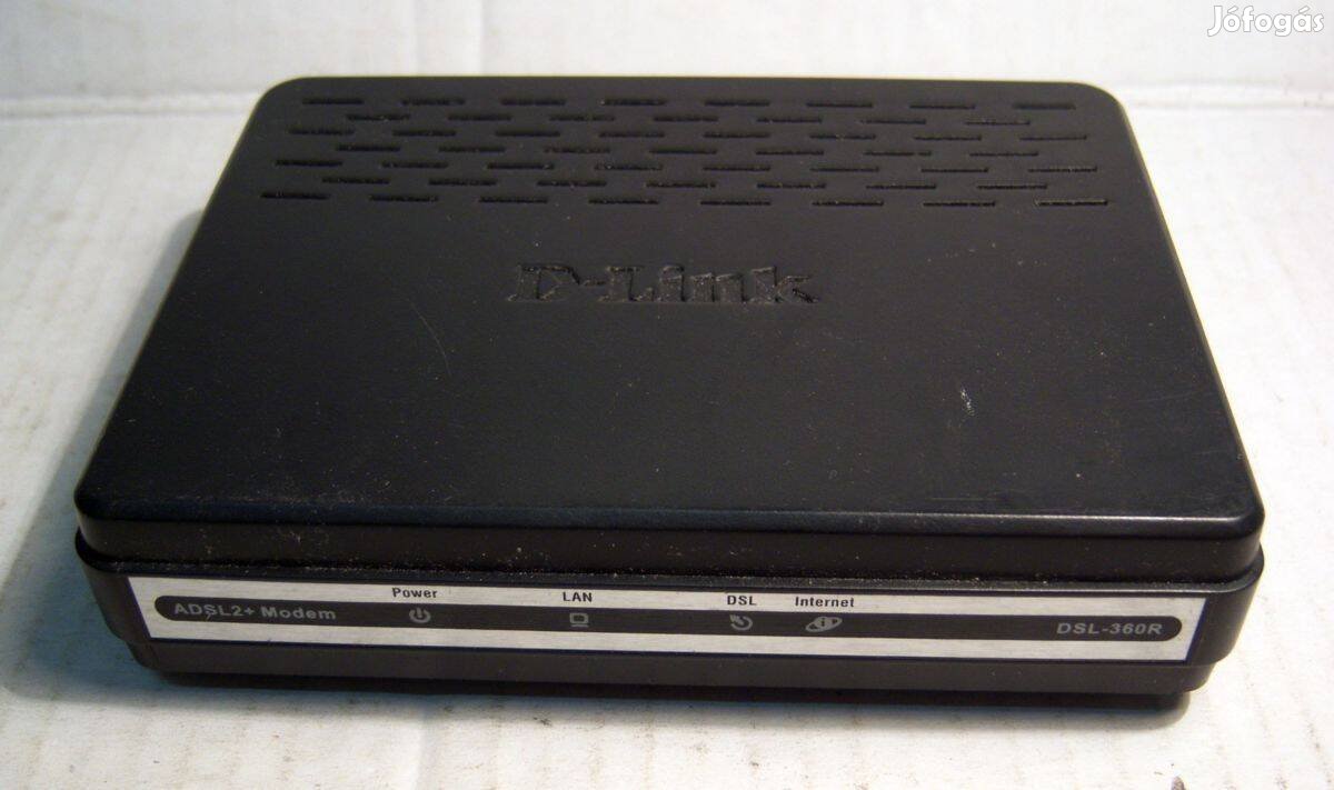 D-Link DSL-360R ADSL2+ Modem (hiányos, teszteletlen)