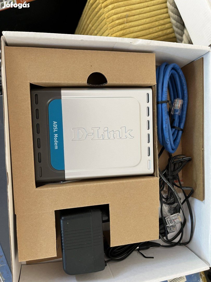 D-Link DSL-360T adsl router - új állapotban