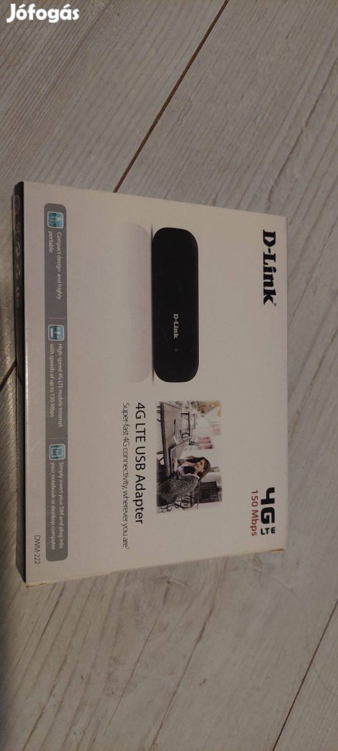 D-Link DWM-222 4G LTE USB modem Új, bontatlan