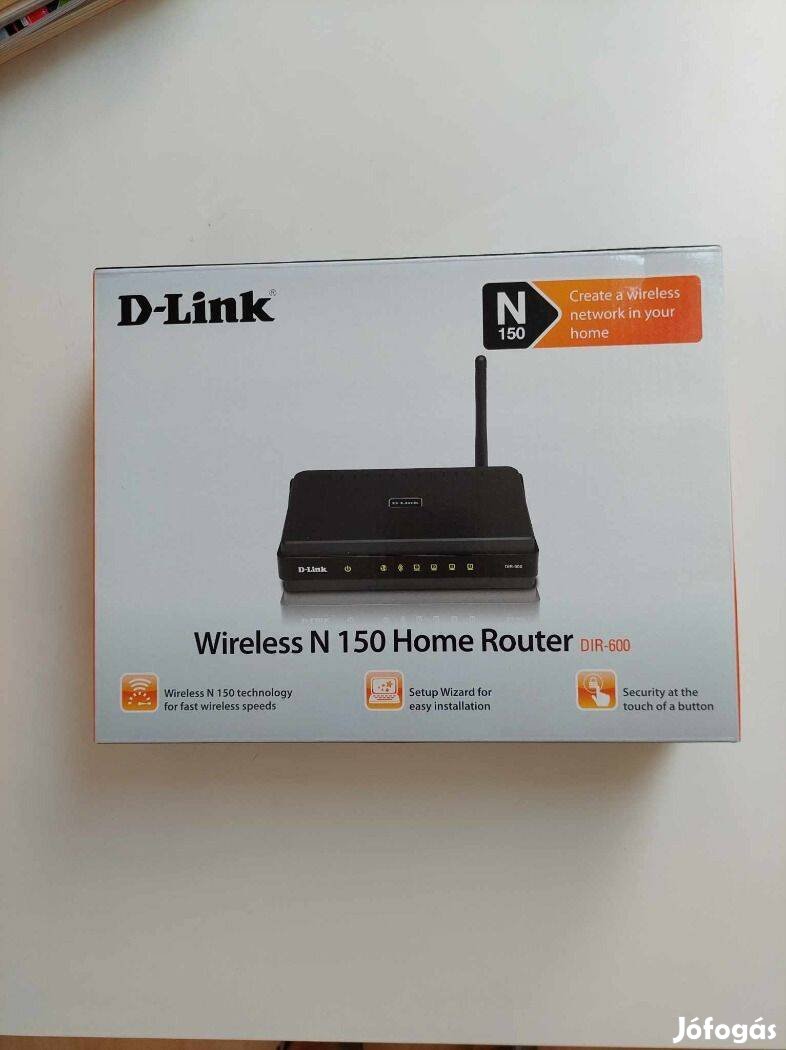 D-Link N150 DIR600 Új Router bontatlan állapot!