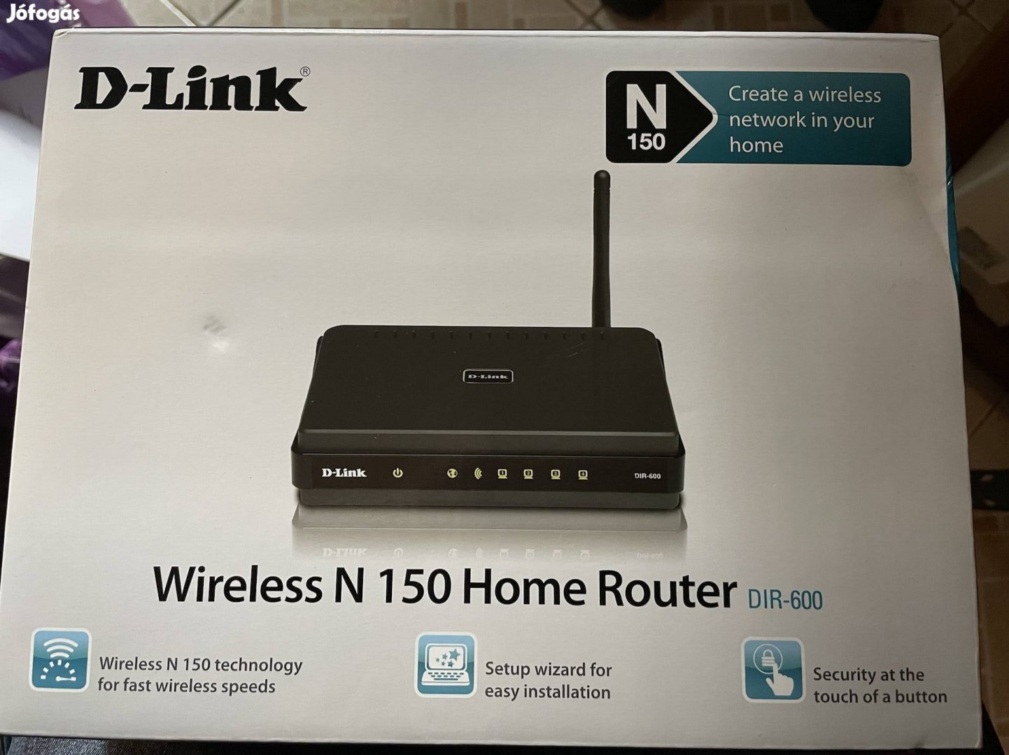 D-Link n 150 Home Router bontatlan csomagolásban (nem garanciális)