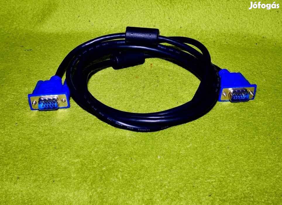 D-Sub monitor kábel kék